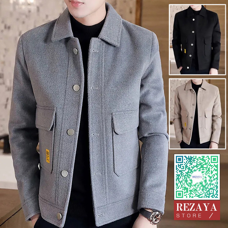 おまけ付 ピーコート Pコート メンズコート 秋冬 ラシャコート ショート丈コート 男性 ジャケット コート 30代 代 カジュアル アウター 40代 通勤