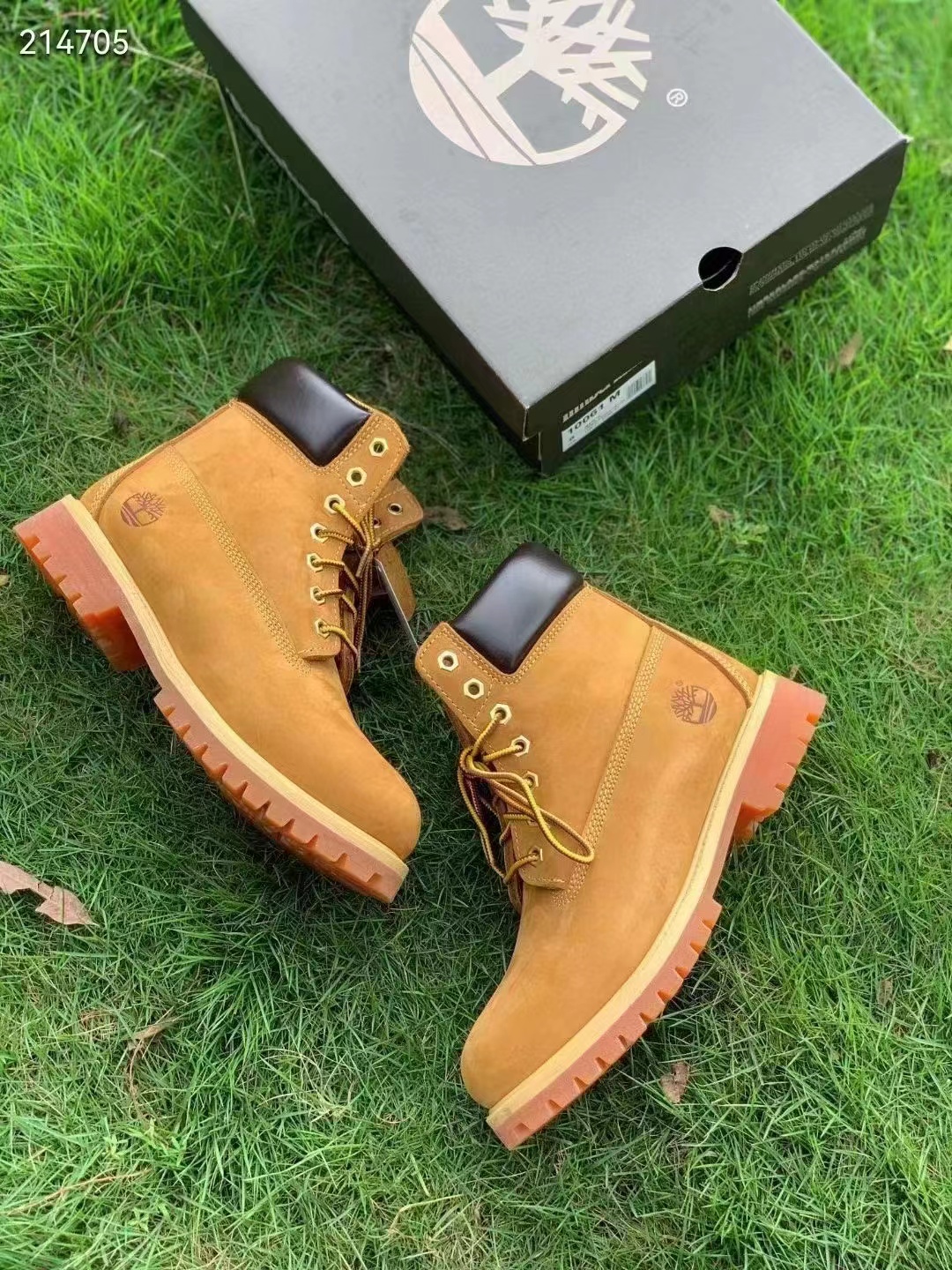 箱付き ティンバーランド Timberland6インチブーツ イエローブーツ8M