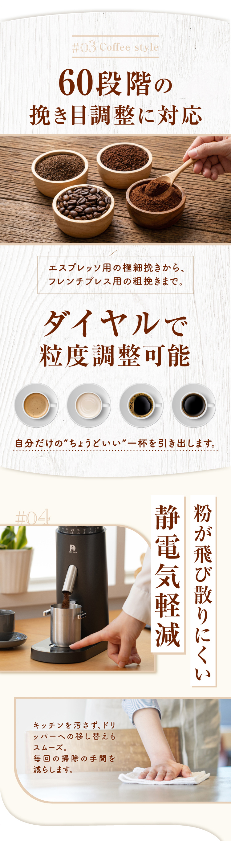 コードレス電動コーヒーミル