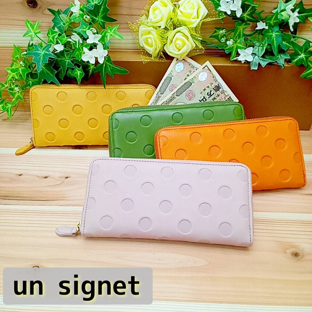 un signet 財布 レディース 長財布 小銭入れ ラウンド長財布