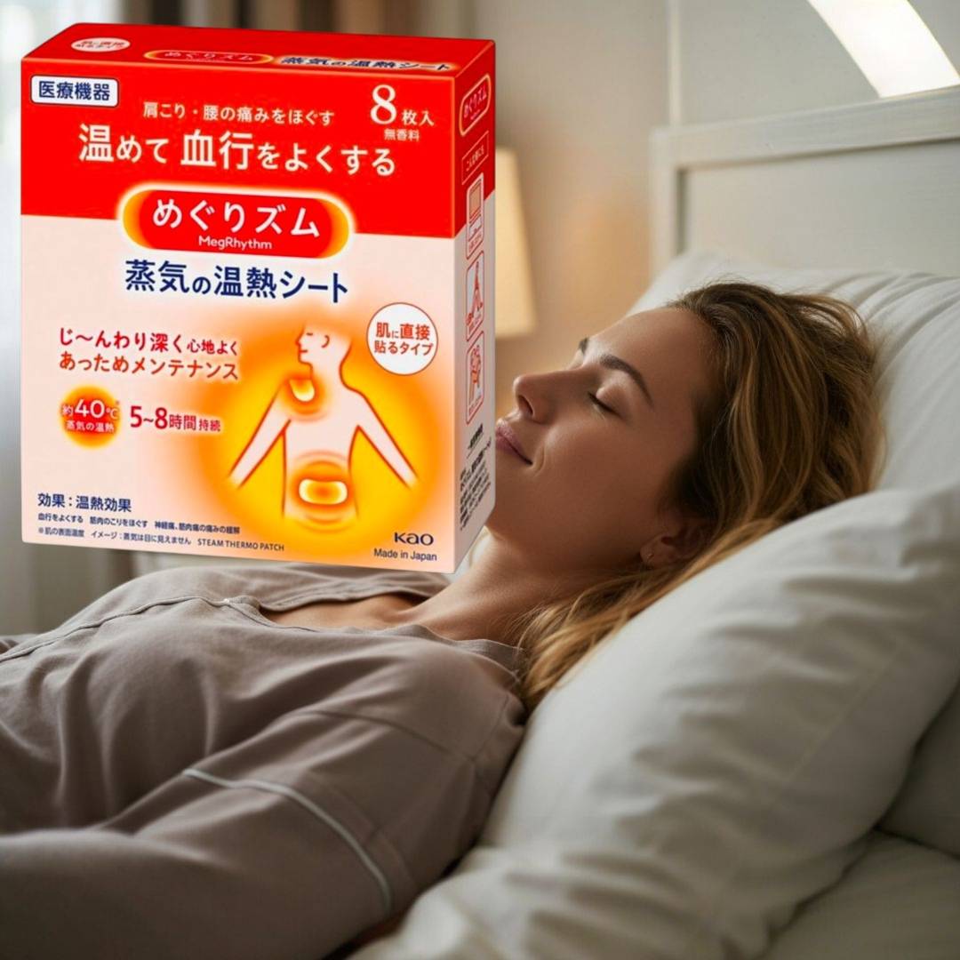 めぐりズム 蒸気の温熱シート 8枚入 無香料 肩こり 腰 血行促進 貼る 