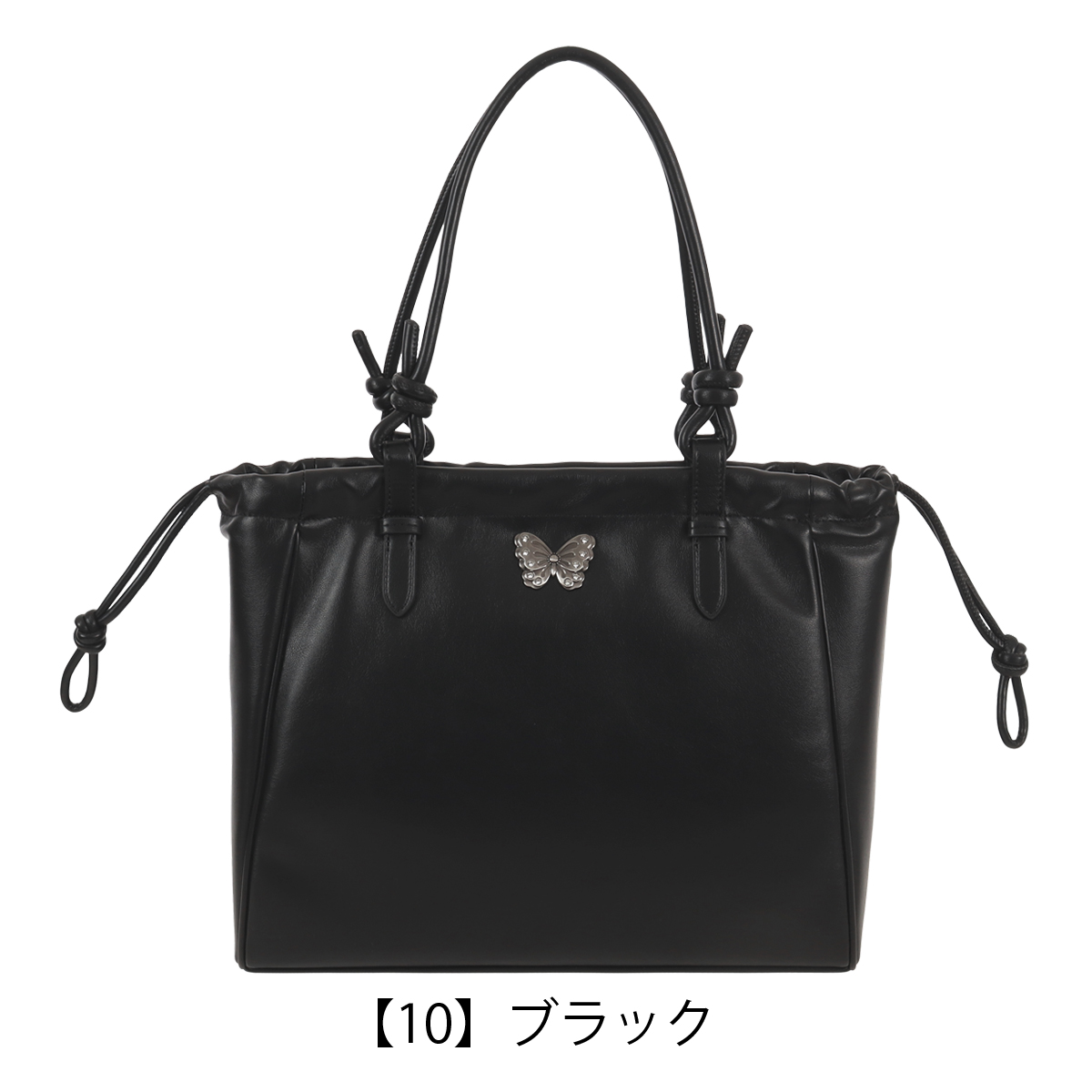ANNA SUI ボディバッグ エナメルバッグ　ブラック　蝶 人気☆ANNA SUI】黒 エナメル ショルダーバッグ ボディバッグ 蝶