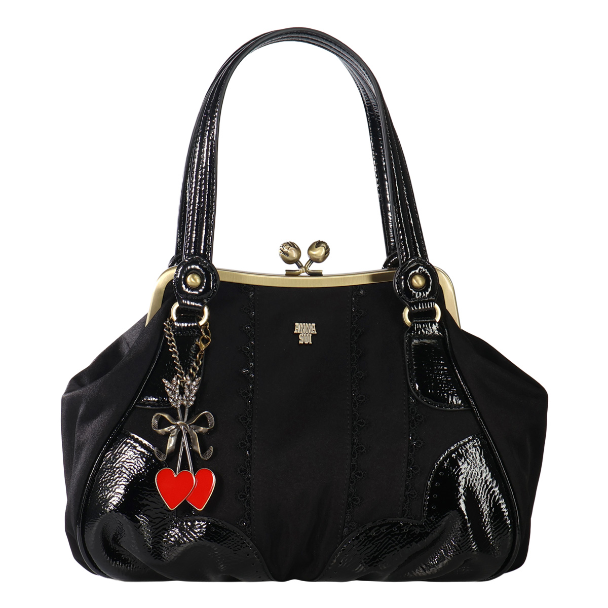 ANNA SUI（アナスイ） トートバッグ がま口 キューピットガーデン