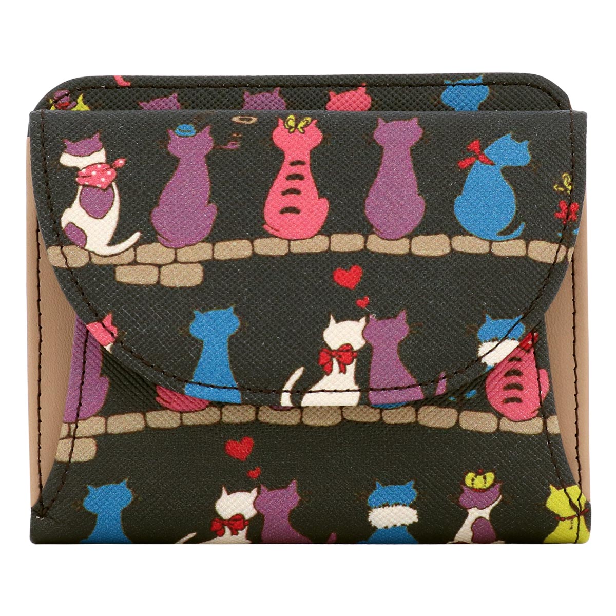 Arukan（アルカン） 二つ折り財布 レディース 日本製 本革 牛革 1316