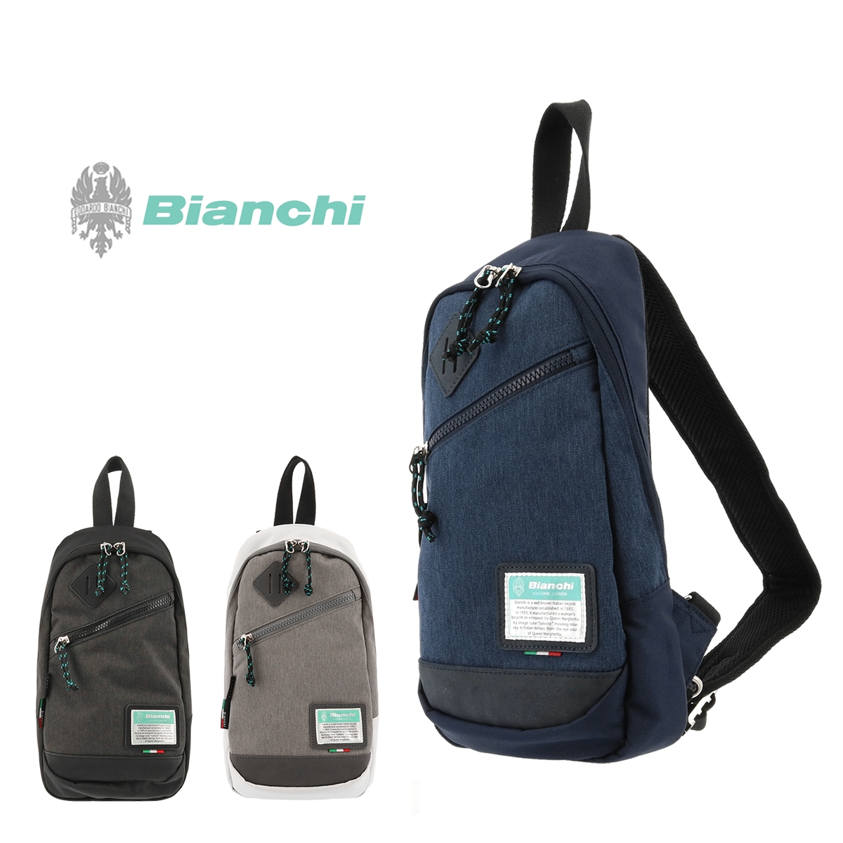 ビアンキ Bianchi ボディバッグ ABCY-01 LUCE ワンショルダー メンズ 