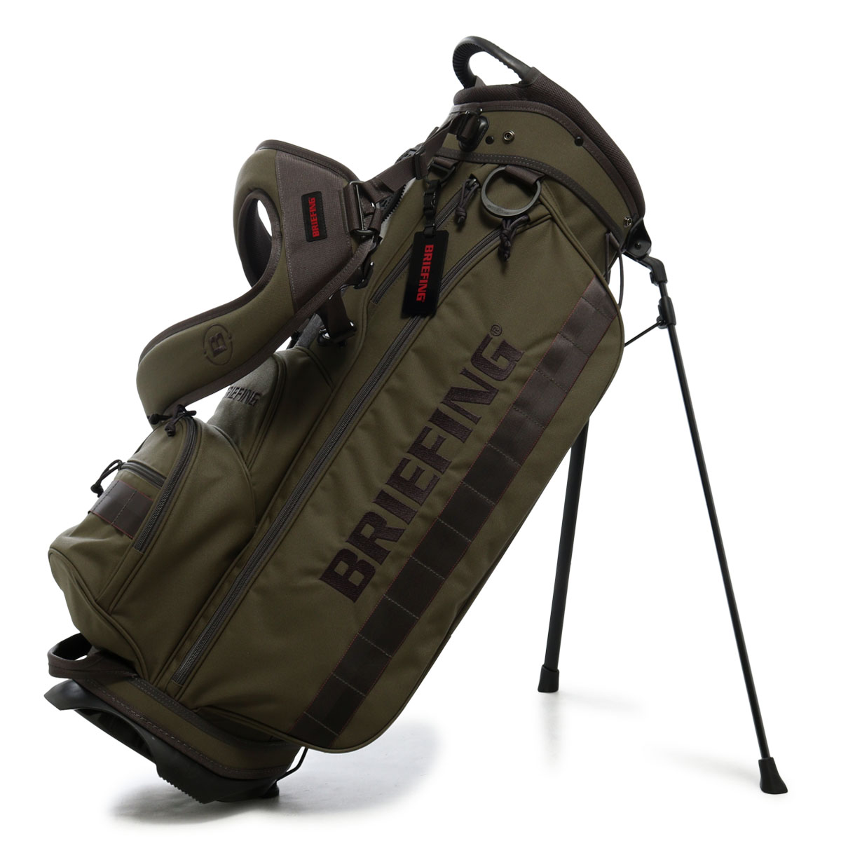 ブリーフィング ゴルフ キャディバッグ スタンド型 9.5型 4分割 3.75kg CR-4 #03 TL BRG231D07 BRIEFING | 撥水 ベーシック ゴルフバッグ | BRIEFING | 02