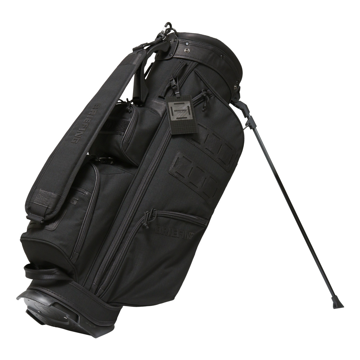 【BRIEFING】ゴルフバッグ ブラック カートタイプ フードカバー付き BRIEFING GOLF 最大51% 9/4限定 ブリーフィング ゴルフ プロ