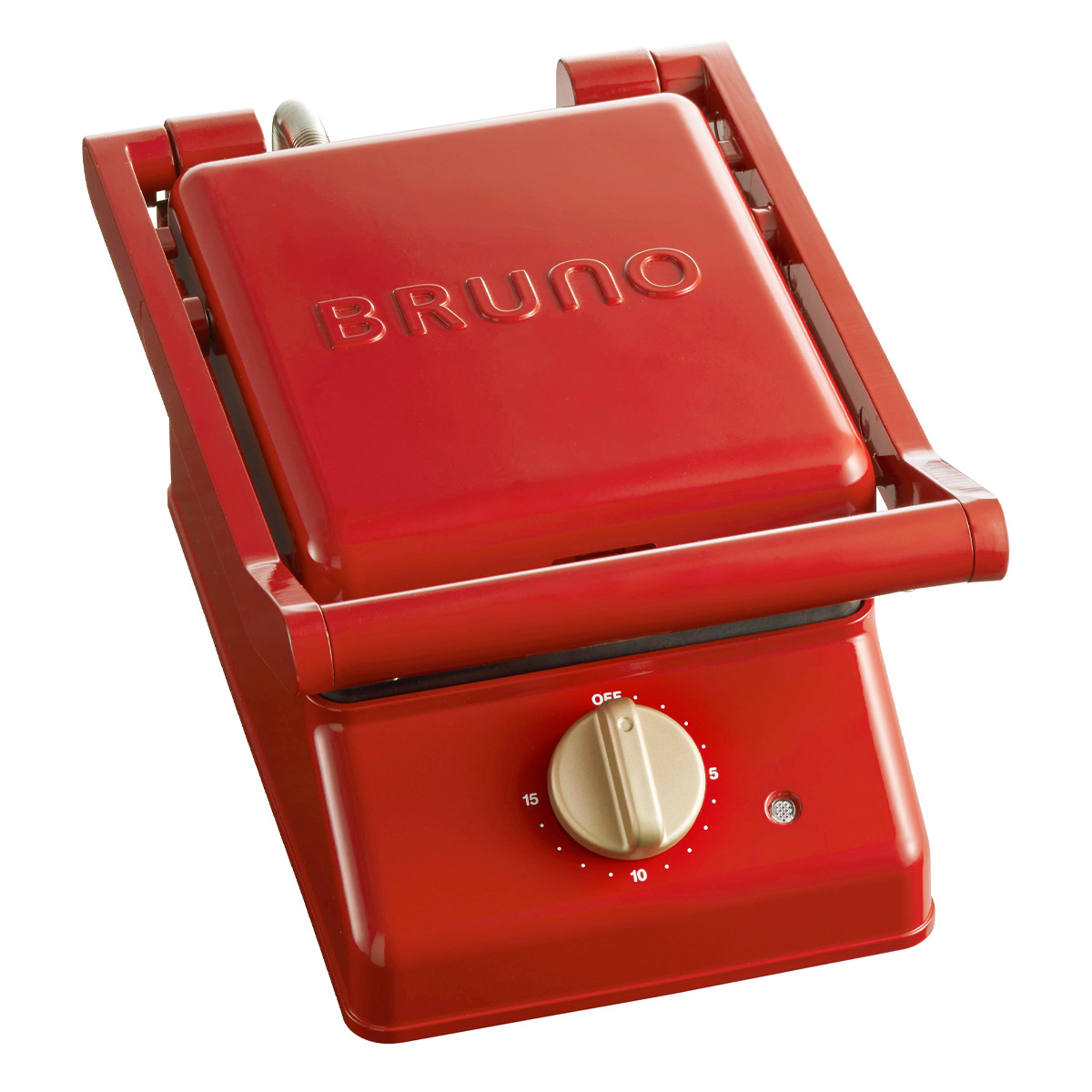 ブルーノ グリルサンドメーカー シングル BOE083 BRUNO ホットサンドメーカー キッチン家電 調理器具 食パン サンドイッチ おしゃれ かわいい 1年保証 | BRUNO | 02