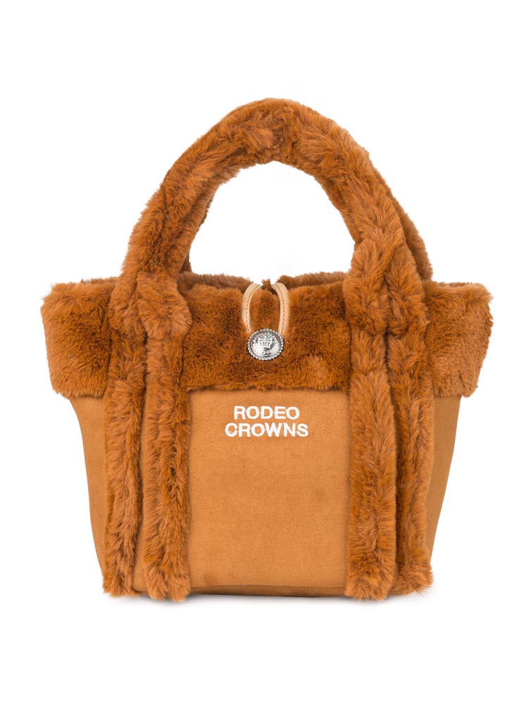 ロデオクラウンズ RODEO CROWNS トートバッグ c06906102 CONCHO MOUTON ハンドバッグ レディース ムートン コンチョ