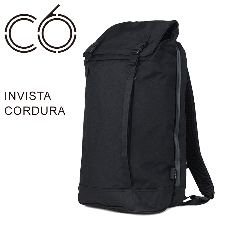 シーシックス C6 リュック C1321 INVISTA CORDURA コーデュラナイロン Slim Backpack リュックサック デイパック  バックパック ビジネスリュック メンズ [PO10]