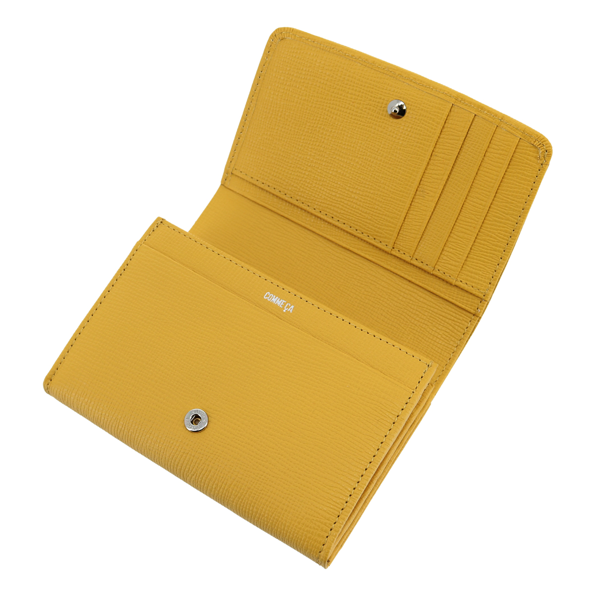 いやシミ コムサ 二つ折り財布 シュリー レディース Comme Ca 本革 牛革 レザー サックスバーpaypayモール店 通販 Paypayモール イエロー Shineray Com Br