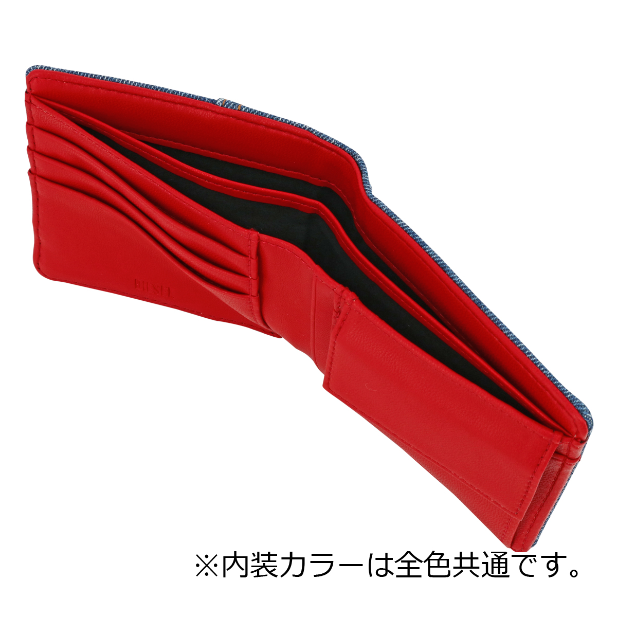 DIESEL（ディーゼル） 二つ折り財布 DAVYS デニム レディース X08450