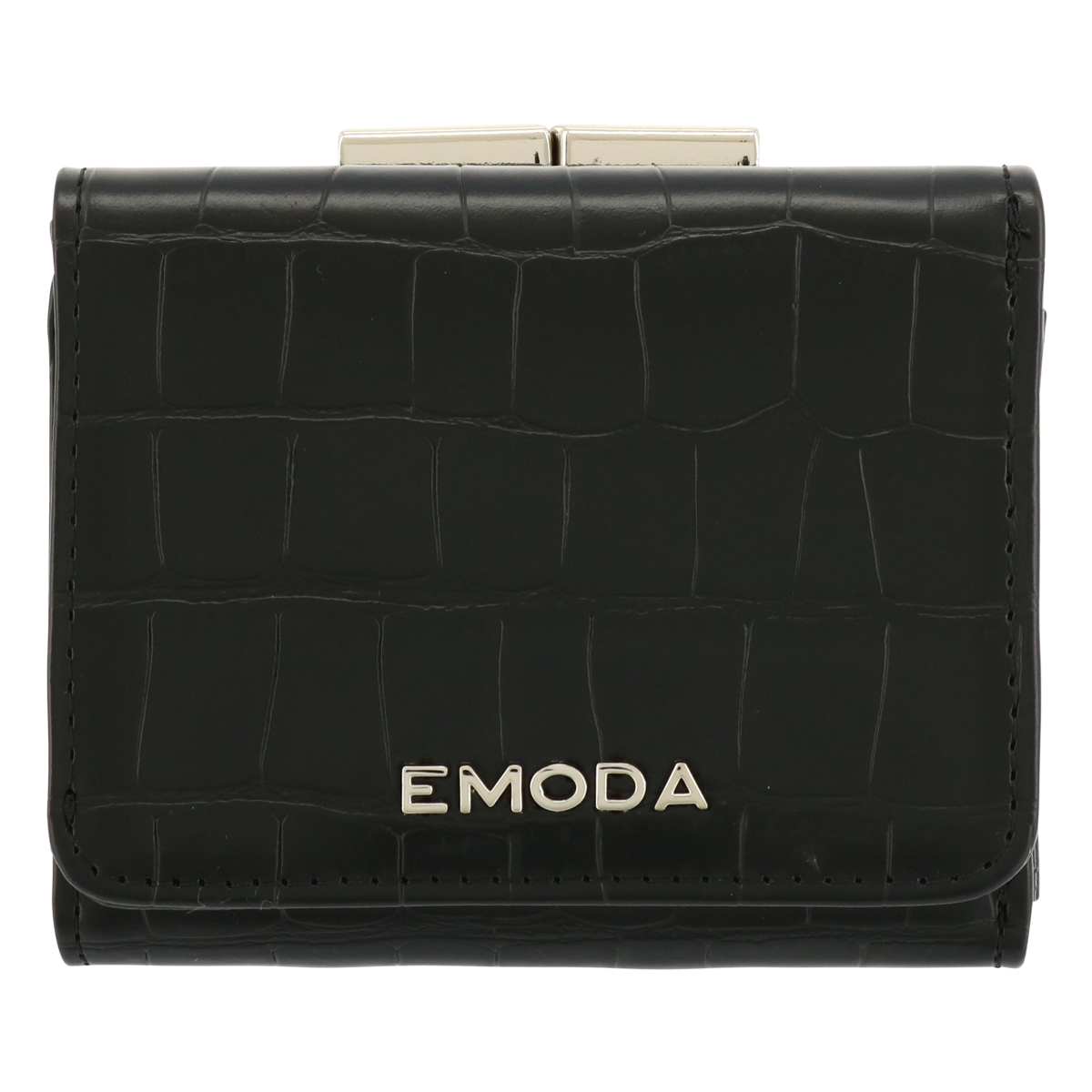 エモダ 三つ折り財布 がま口 ミニ財布 クロコ型押し レディース EM-9797 EMODA コンパクト｜richard｜02
