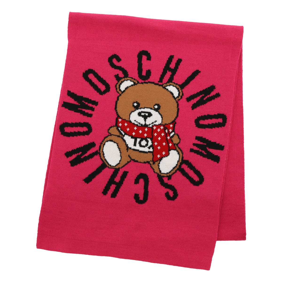 MOSCHINO マフラー レディース メンズ M2333-30673 イタリア製 モスキーノ | ストール ギフト プレゼント 秋冬 防寒｜richard｜05