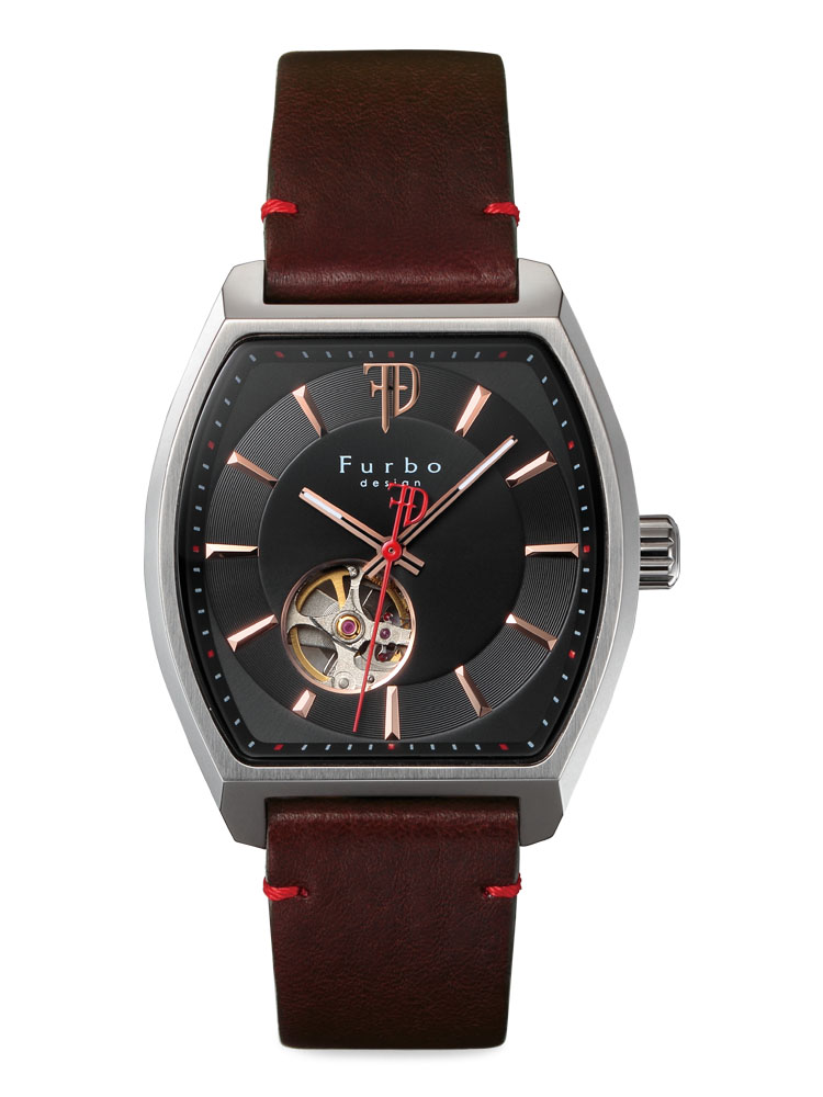 フルボデザイン Furbo design 腕時計 F8201 メンズ 自動巻き レザー
