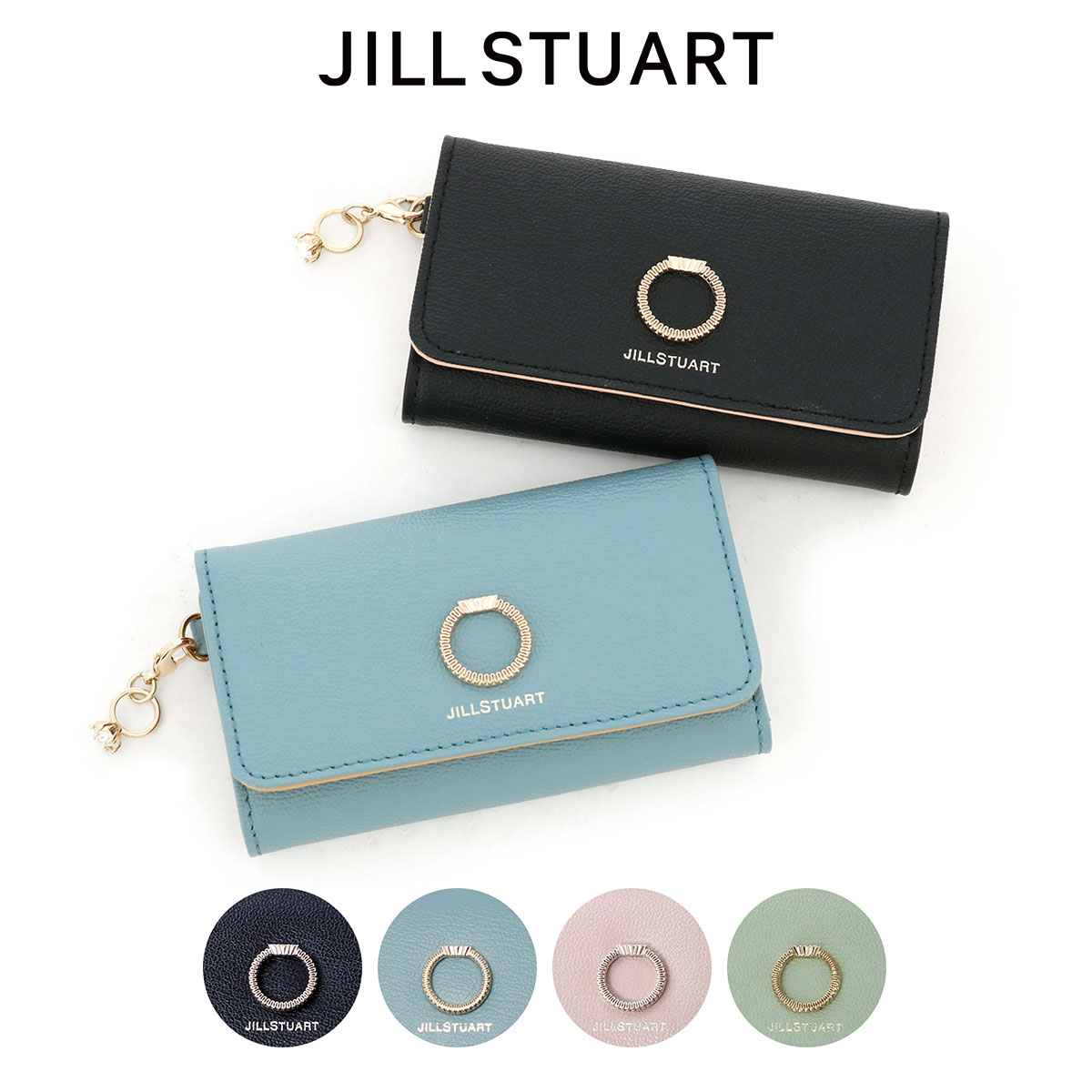 ジルスチュアート キーケース レディース 本革 ギフト エターナル JSLW0DK1 JILLSTUART 牛革 レザー