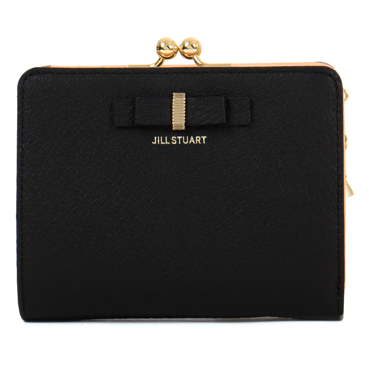 JILL STUART ジルスチュアート 二つ折り財布 がま口 ブラック 箱付き JILL STUART（ジルスチュアート） 国内正規品 公式ショッピングバッグ