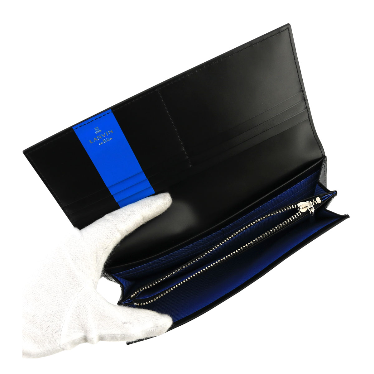 LANVIN en Bleu ランバンオンブルー 長財布 ワグラム メンズ579605