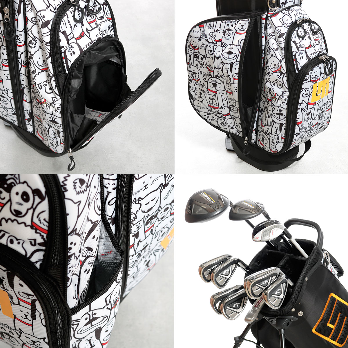 LOUDMOUTH ラウドマウス ゴルフ キャディバッグ スタンド型 8.5