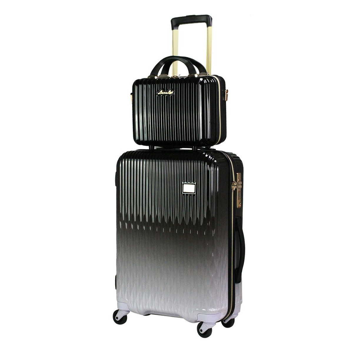 シフレ スーツケース 43L 55cm 3.4kg TSAロック ルナルクス LUN2116K-55 Siffler 抗菌加工 旅行 キャリーケース ハードキャリー セット ミニトランク付き｜richard｜03