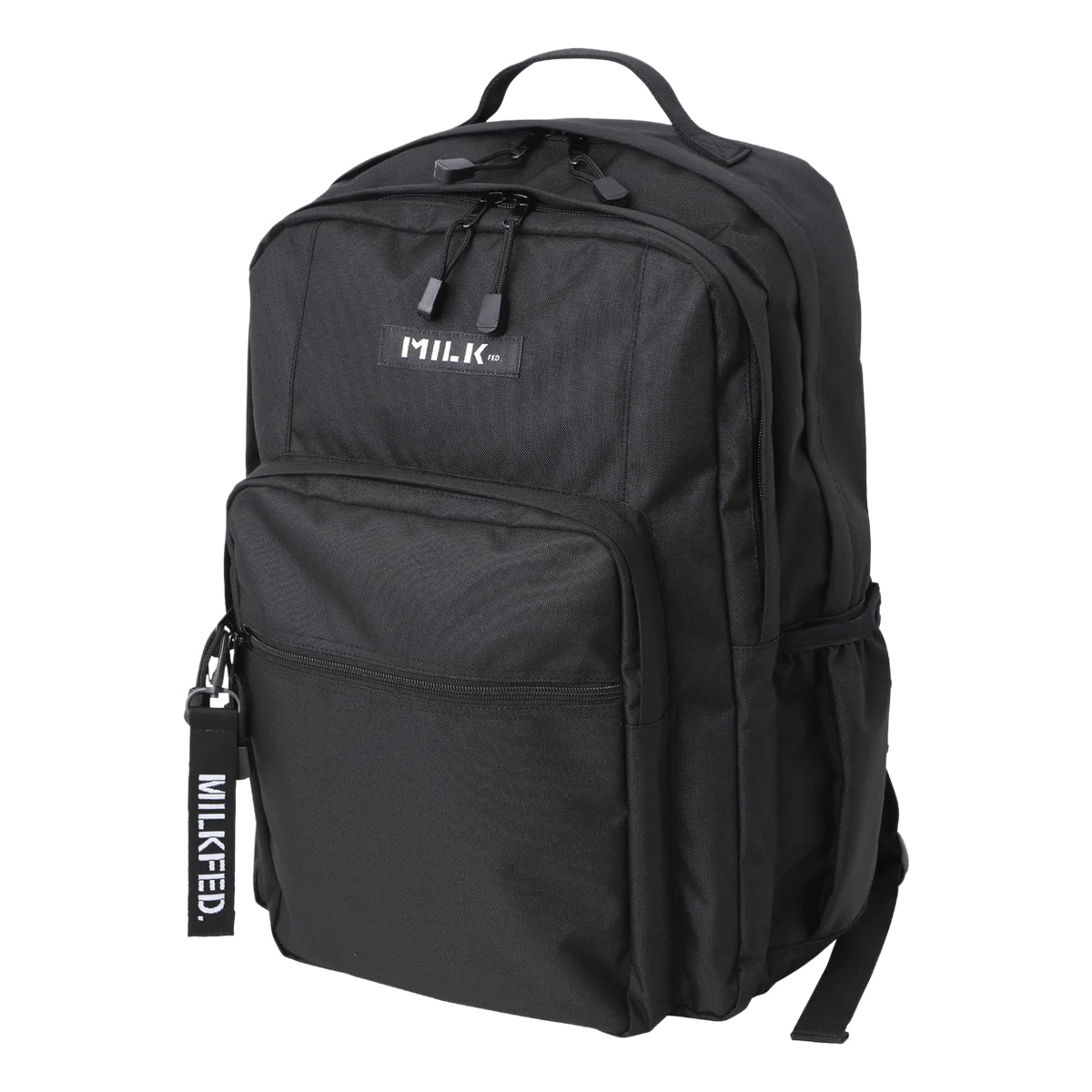 ミルクフェド リュック A4 2層 PC収納 メンズ レディース 103212053005 MILKFED. W ZIP OUTPOCKET BACKPACK | リュックサック バックパック 大容量｜richard｜02