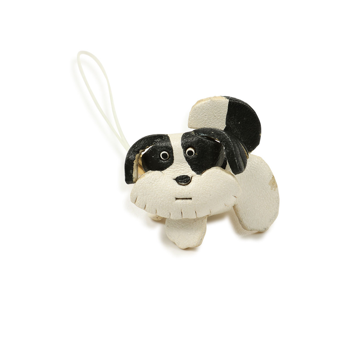 ストラップ 犬 キーホルダー 革 かわいい 本革 MG-084 日本製