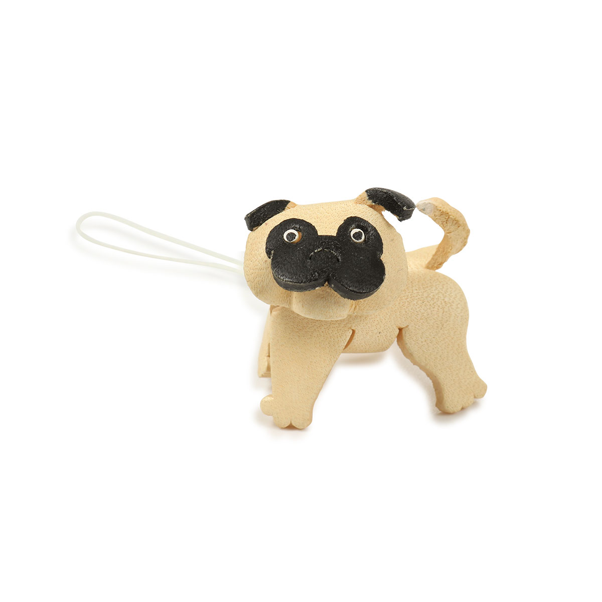 ストラップ 犬 キーホルダー 革 かわいい 本革 MG-084 日本製