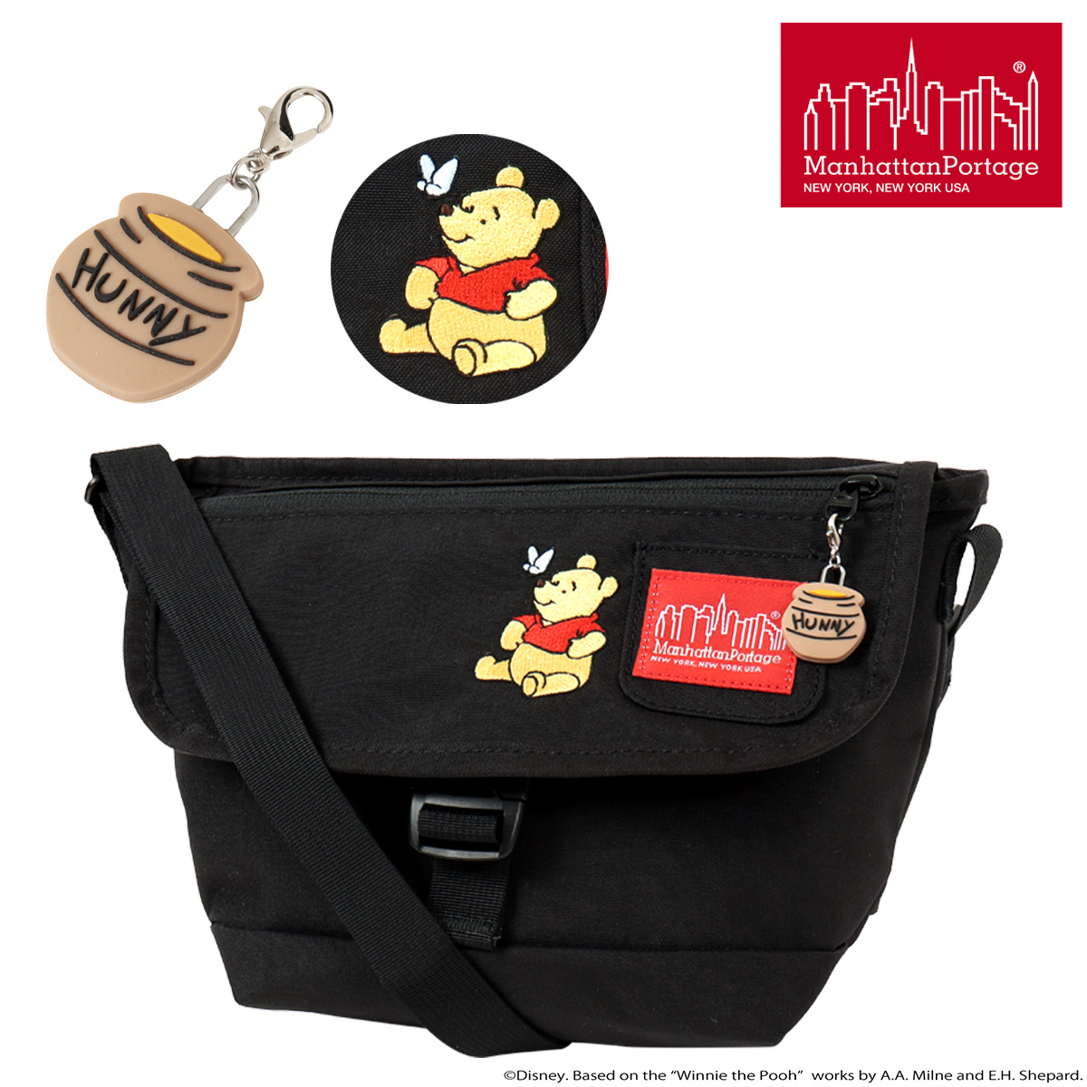 S*i様 12時まで⭐︎新品Manhattan Portage プーさん 限定バ Manhattan Portage（マンハッタンポーテージ） くまのプーさん コラボ