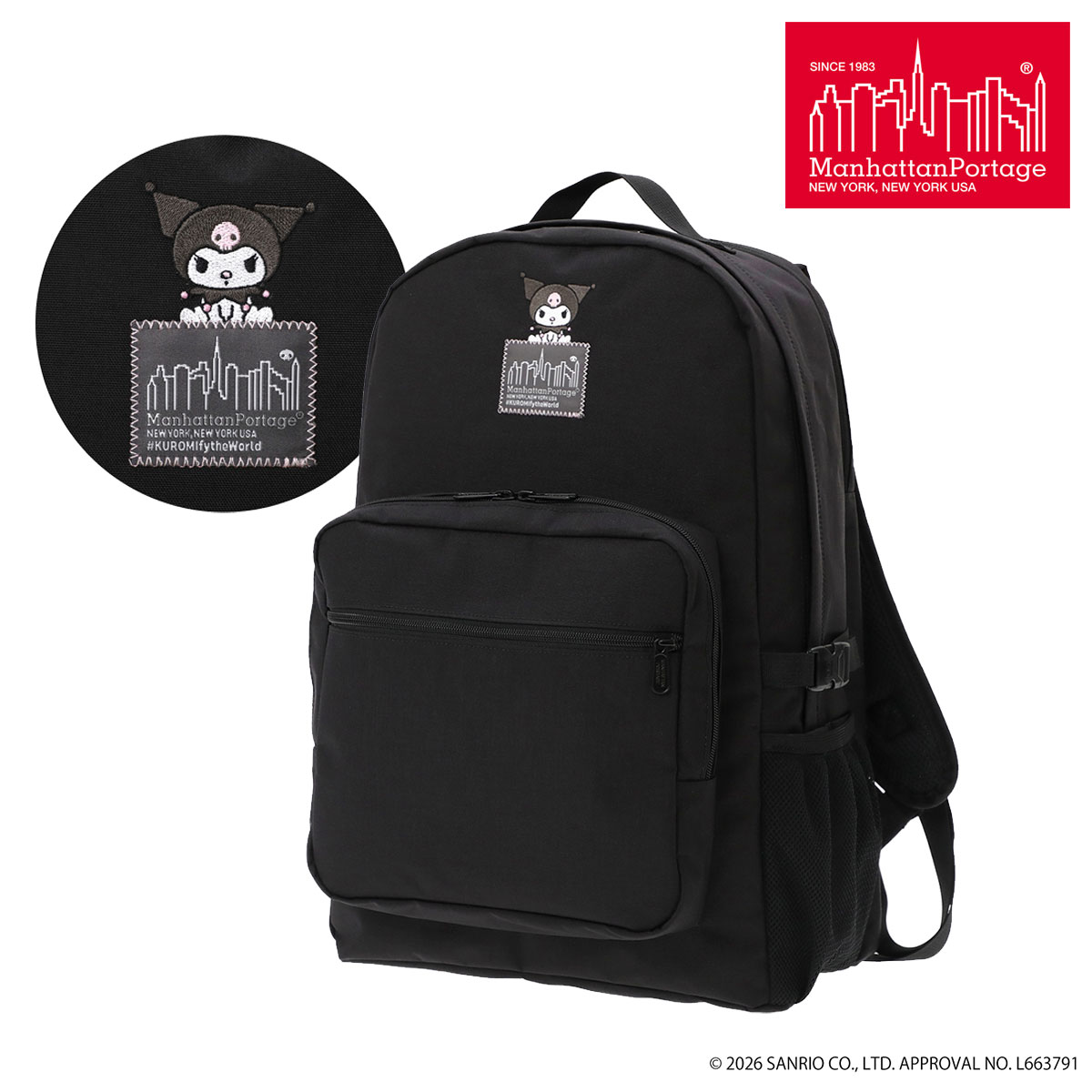 Manhattan Portageリュック ブラック ロフト限定 リュック ブラック【ロフト限定】: ファッション＆トラベル雑貨