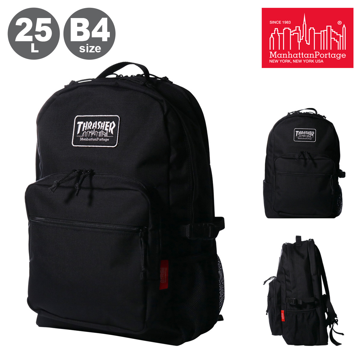 【レビュー投稿で+5％還元】マンハッタンポーテージ スラッシャー THRASHER リュック リュックサック バックパック デイパック 25L B4 メンズ レディース MP2236EPTHRASHER Manhattan Portage スケート スケボー クリスマス_mp クリスマス_wp mp2236epth.jpg