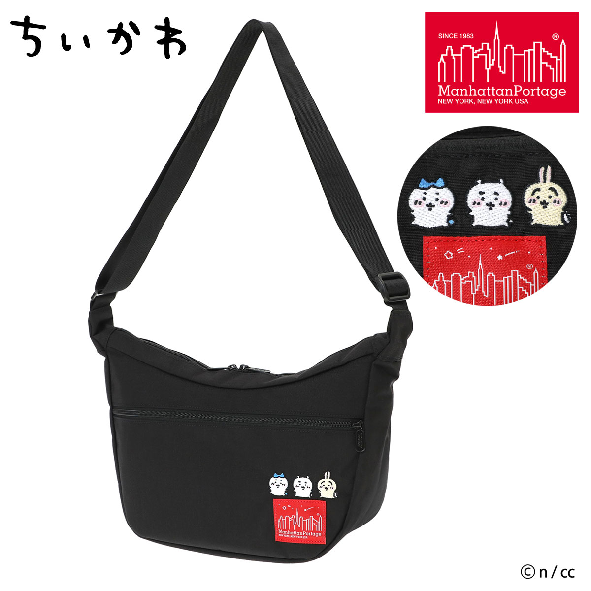 ちいかわ マンハッタンポーテージ ショルダーバッグ 2409 マンハッタンポーテージ レッドレーベル ちいかわ ショルダーバッグ