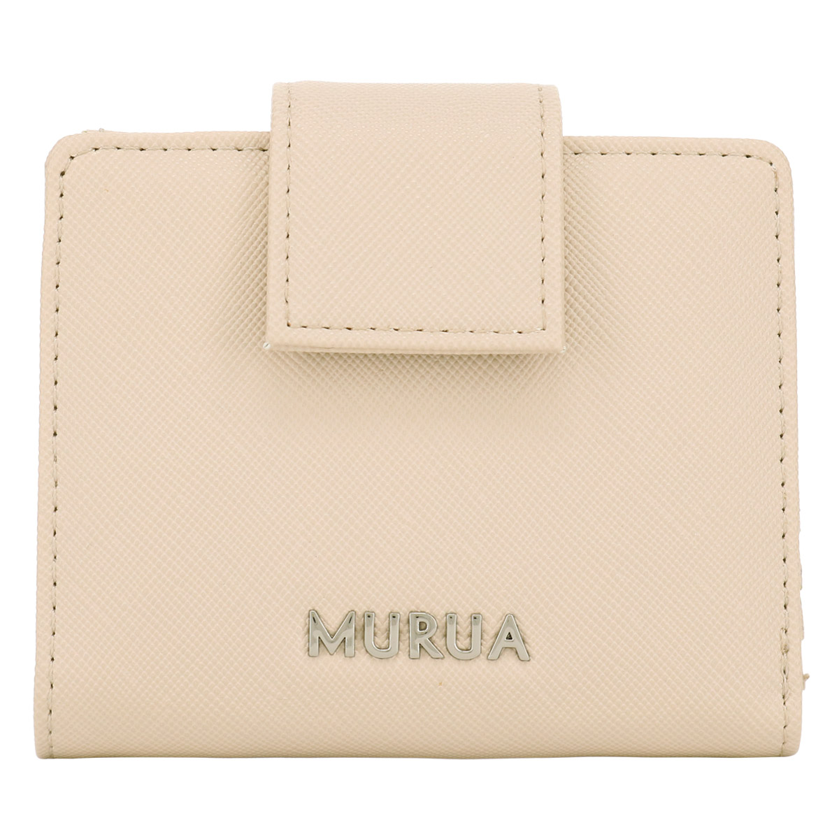ムルーア 二つ折り財布 ミニ財布 レディース プレイン MR-W1143 MURUA | 無地 ロゴ｜richard｜02