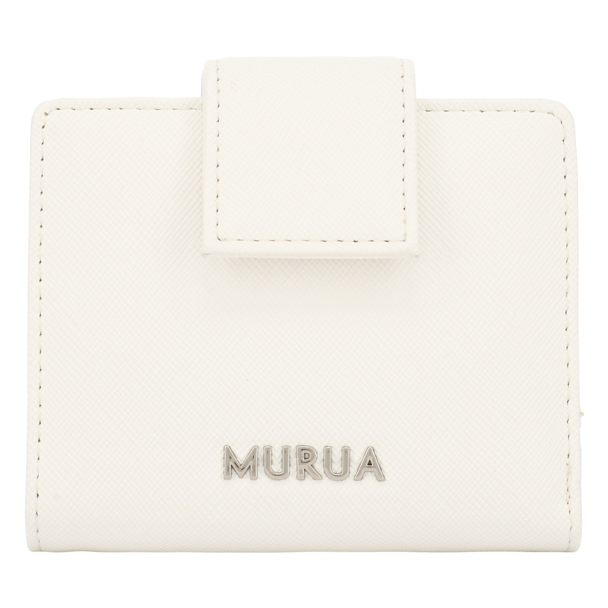 ムルーア 二つ折り財布 ミニ財布 レディース プレイン MR-W1143 MURUA | 無地 ロゴ｜richard｜04