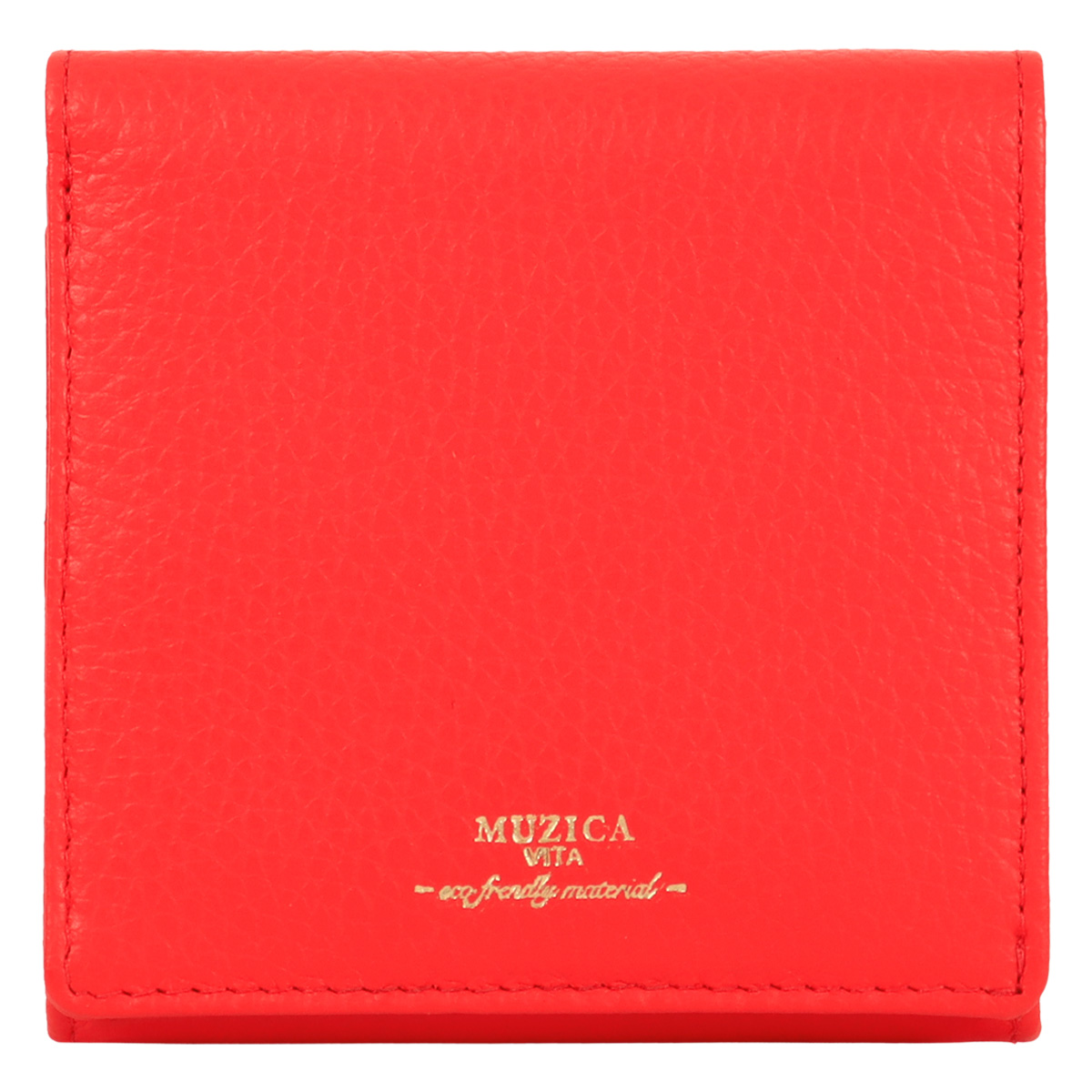 ムジカ・ヴィータ 二つ折り財布 ミニ財布 本革 イタリアンレザー