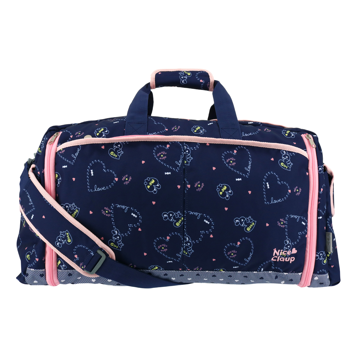 NICE CLAUP（ナイスクラップ） ボストンバッグ 46L ラブバニー キッズ