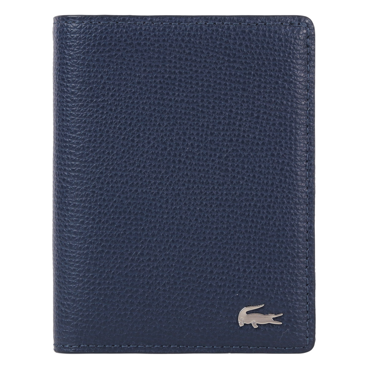 LACOSTE ネイビー 二つ折り財布 ラコステ LACOSTE 2つ折りウォレット （ネイビー） -ファッション通販