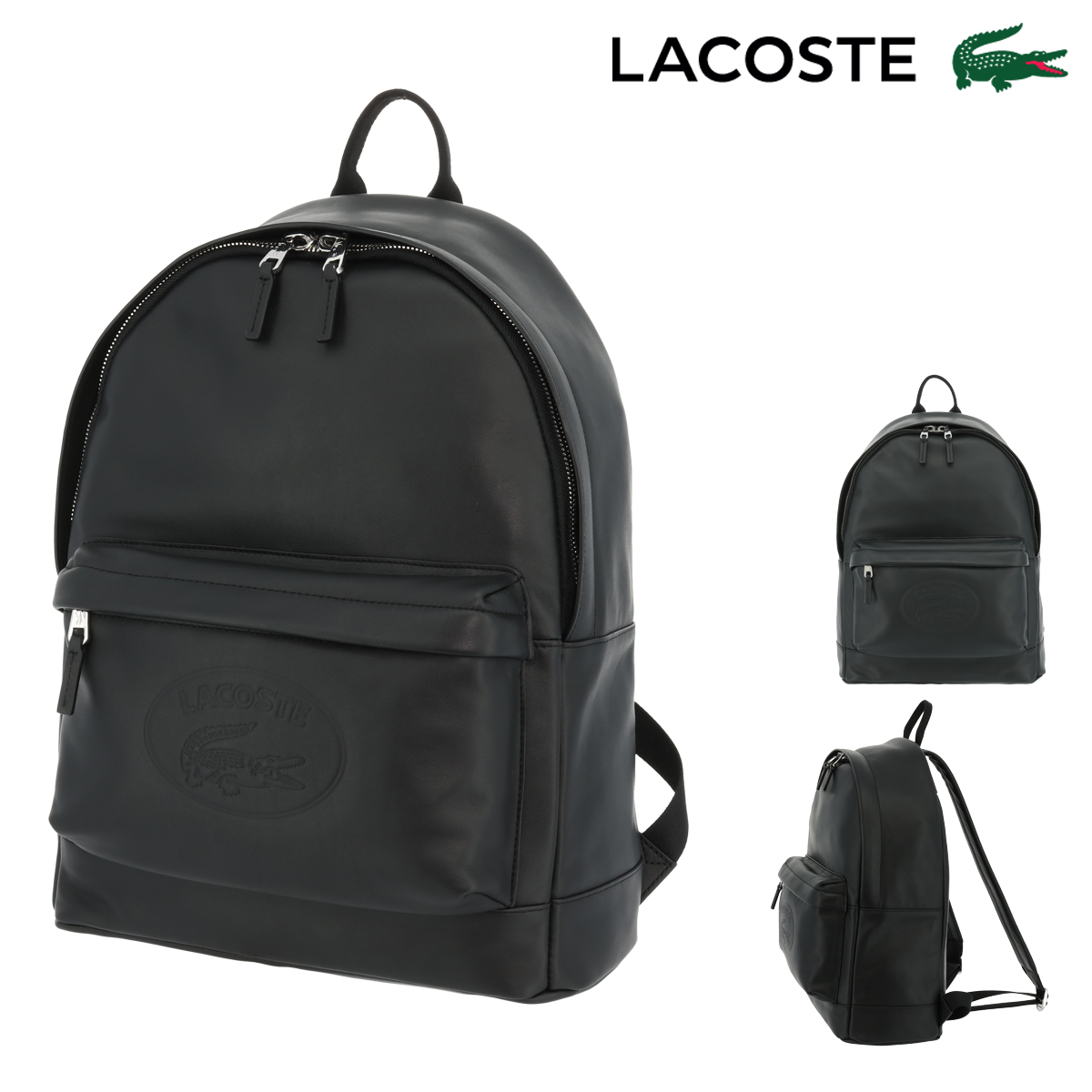 ラコステ　革　リュク LACOSTE（ラコステ） リュック A4 L.12.12 CUIR NH2652I LACOSTE