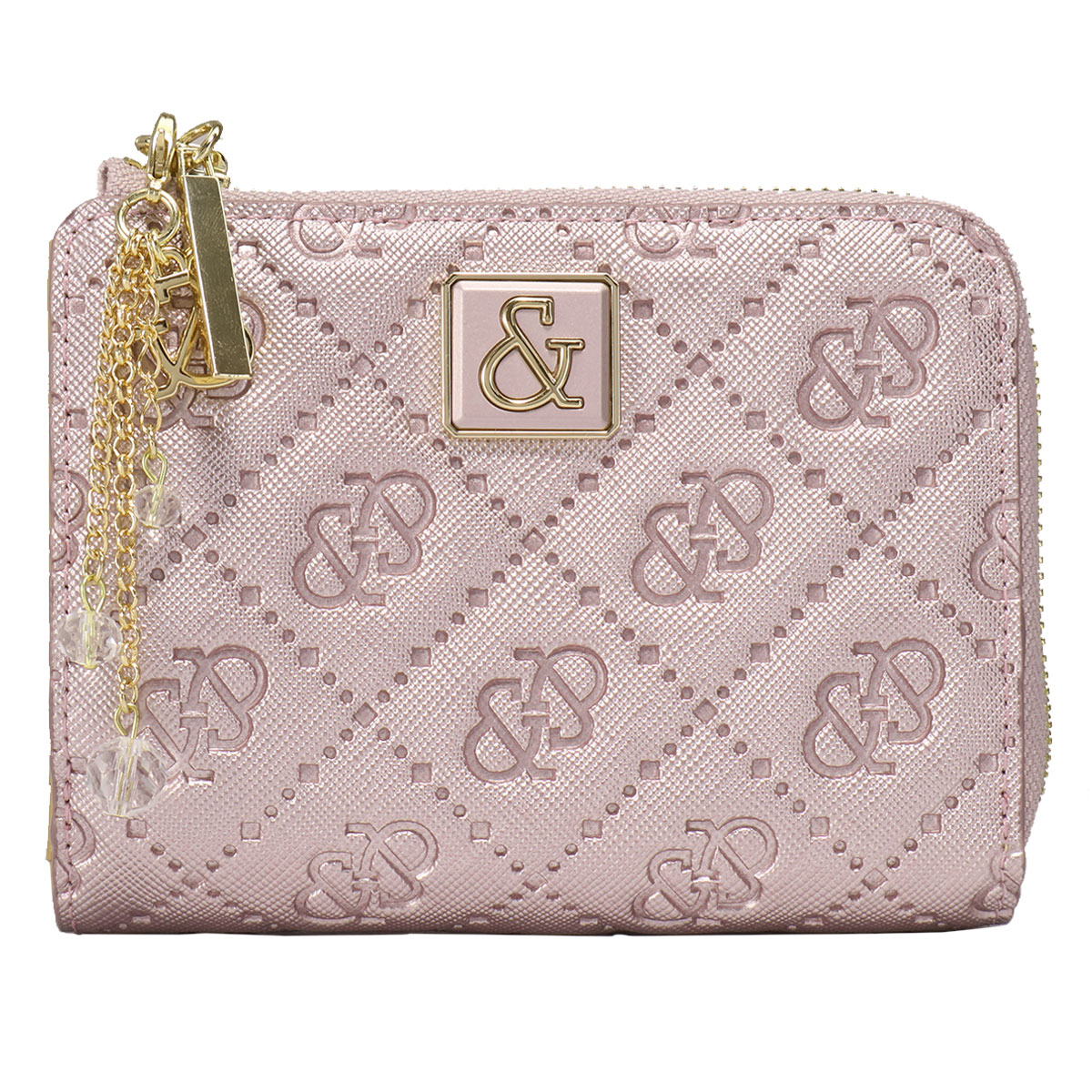 【カード、ポイントカード大量収納】PINKY&DIANNE 二つ折り財布 ピンク PINKY&DIANNE ピンキーアンドダイアン 二つ折り財布 レディース