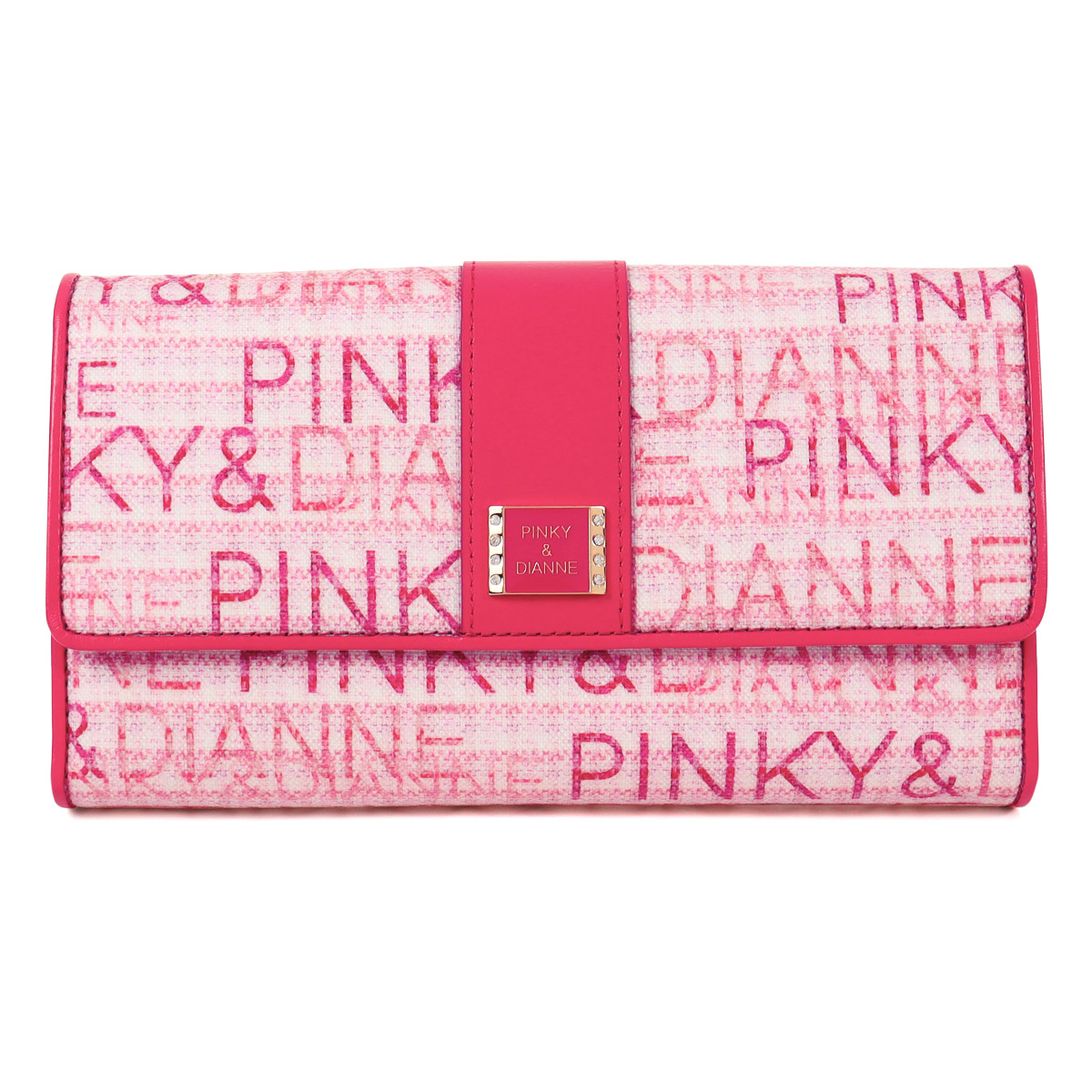PINKY&DIANNE ピンキー＆ダイアン 長財布 かぶせ スナップボタン