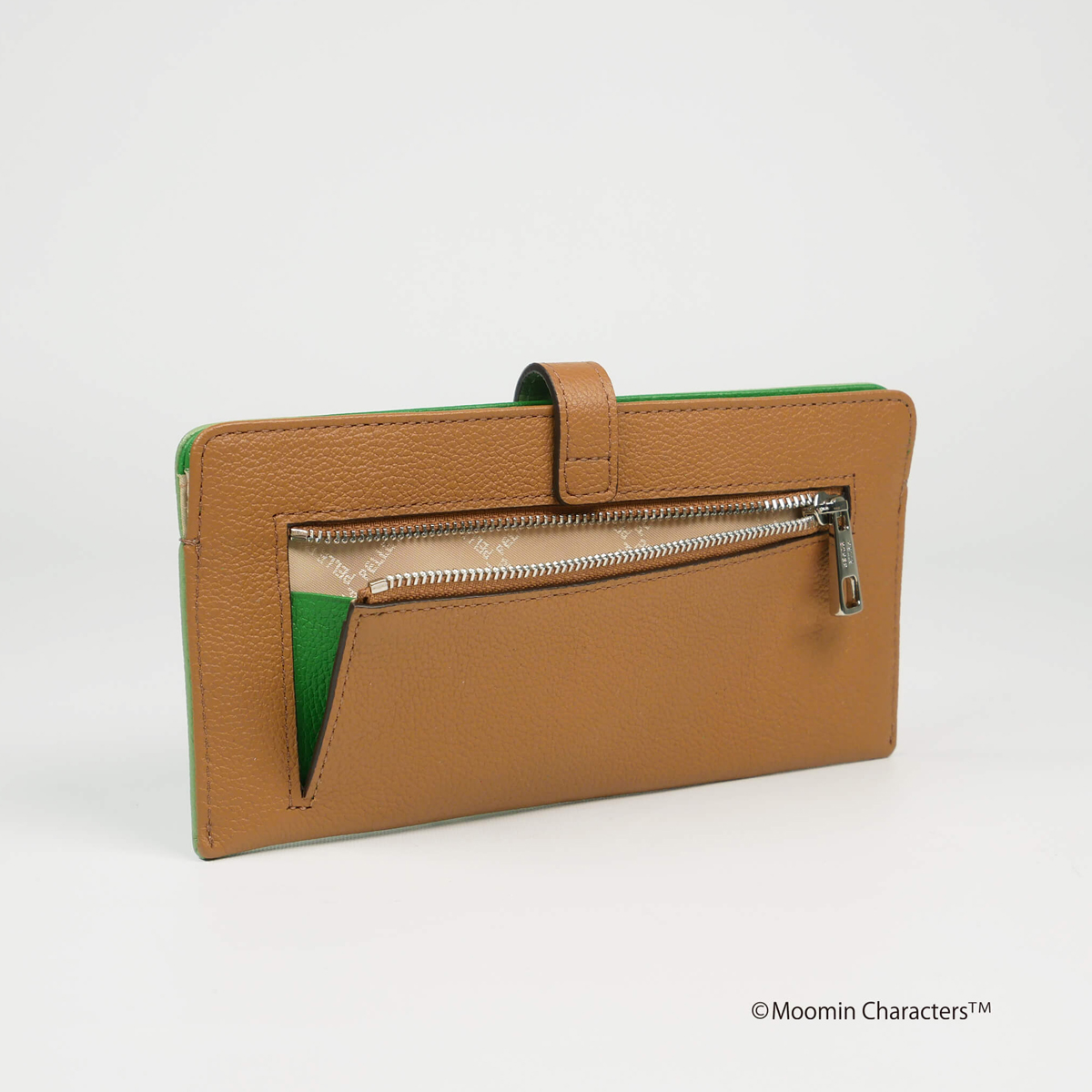 PELLE BORSA（ペレボルサ） ムーミン 長財布 本革 スナフキン