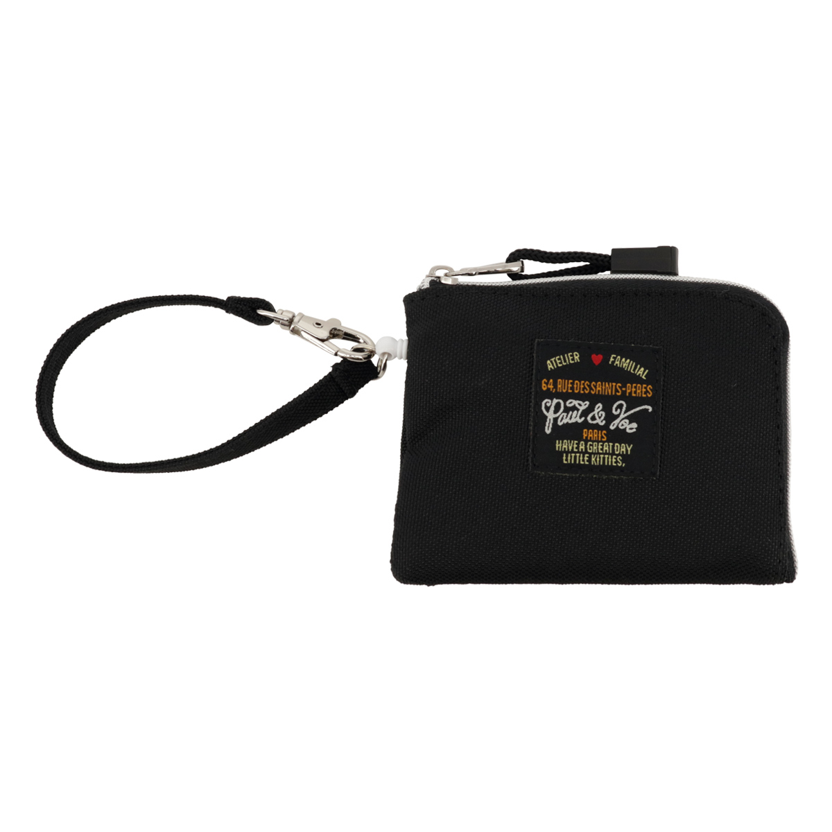 ポールアンドジョーアクセソワ パスケース コインケース レディース ワッペン・スリーキャッツ PJA-W1111 PAUL&JOE ACCESSOIRES 小銭入れ 定期入れ 猫 | PAUL&JOE | 01
