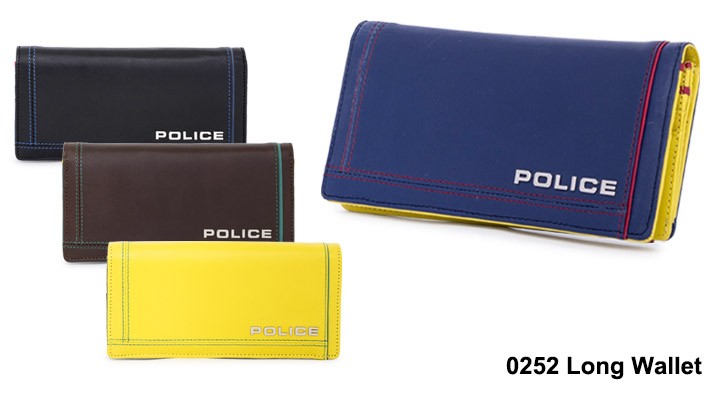 在庫豊富な ポリス POLICE 長財布 PA58401 （0252） Colors カラーズ