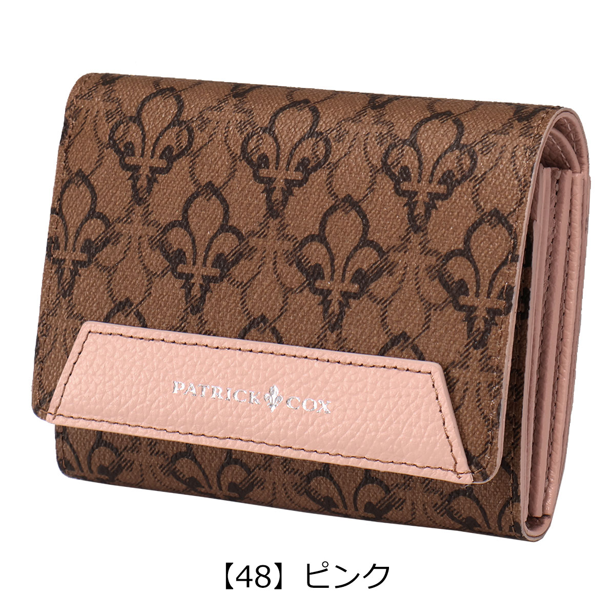 PATRICK COX クロコダイル型押し 二つ折り財布 PATRICK COX(パトリックコックス) / 2つ折り財布/クロコ型押し