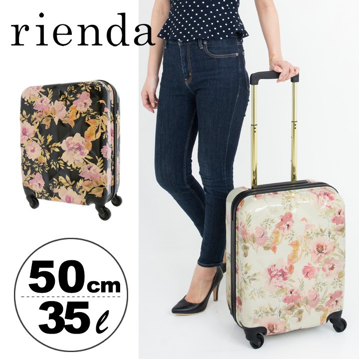 4年保証 Rienda 3d Color Flowerキャリーケース 旅行用バッグ キャリーバッグ News Elegantsite Gr