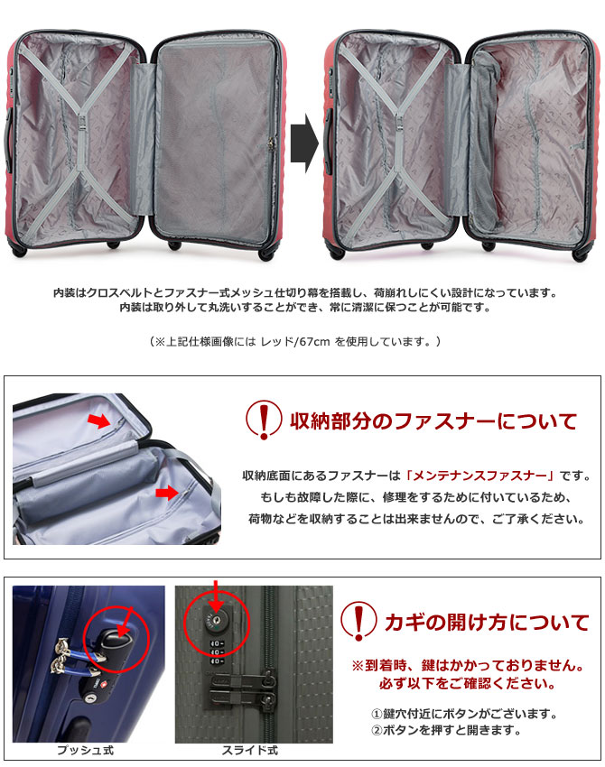 ロンリー 置き物 RONCATO（ロンカート） スーツケース 5082 UNO ZIP ZSL 67cm