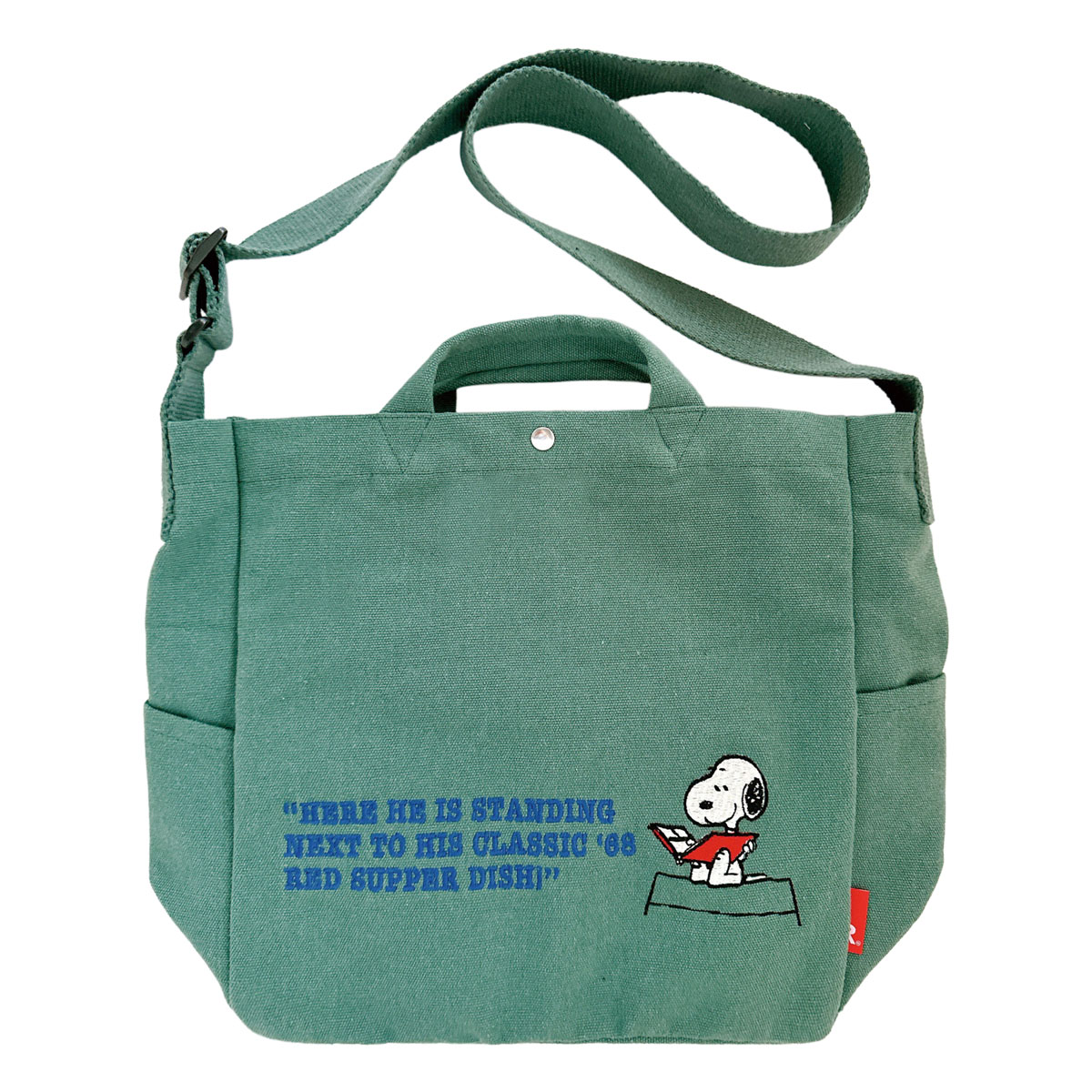 スヌーピー ピーナッツ ルートート トートバッグ 2WAY A4 ショルダーバッグ 8467 PEANUTS ROOTOTE IP.ミディアム.2WAY.ピーナッツ-0X リサイクルコットン | ROOTOTE | 02