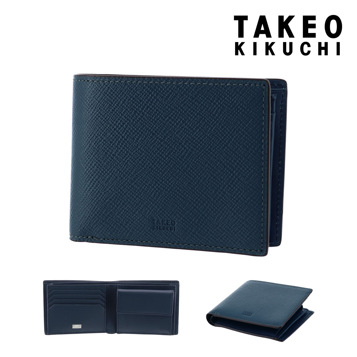 TAKEO KIKUCHI（タケオキクチ） 二つ折り財布 財布 二つ折り 折り財布