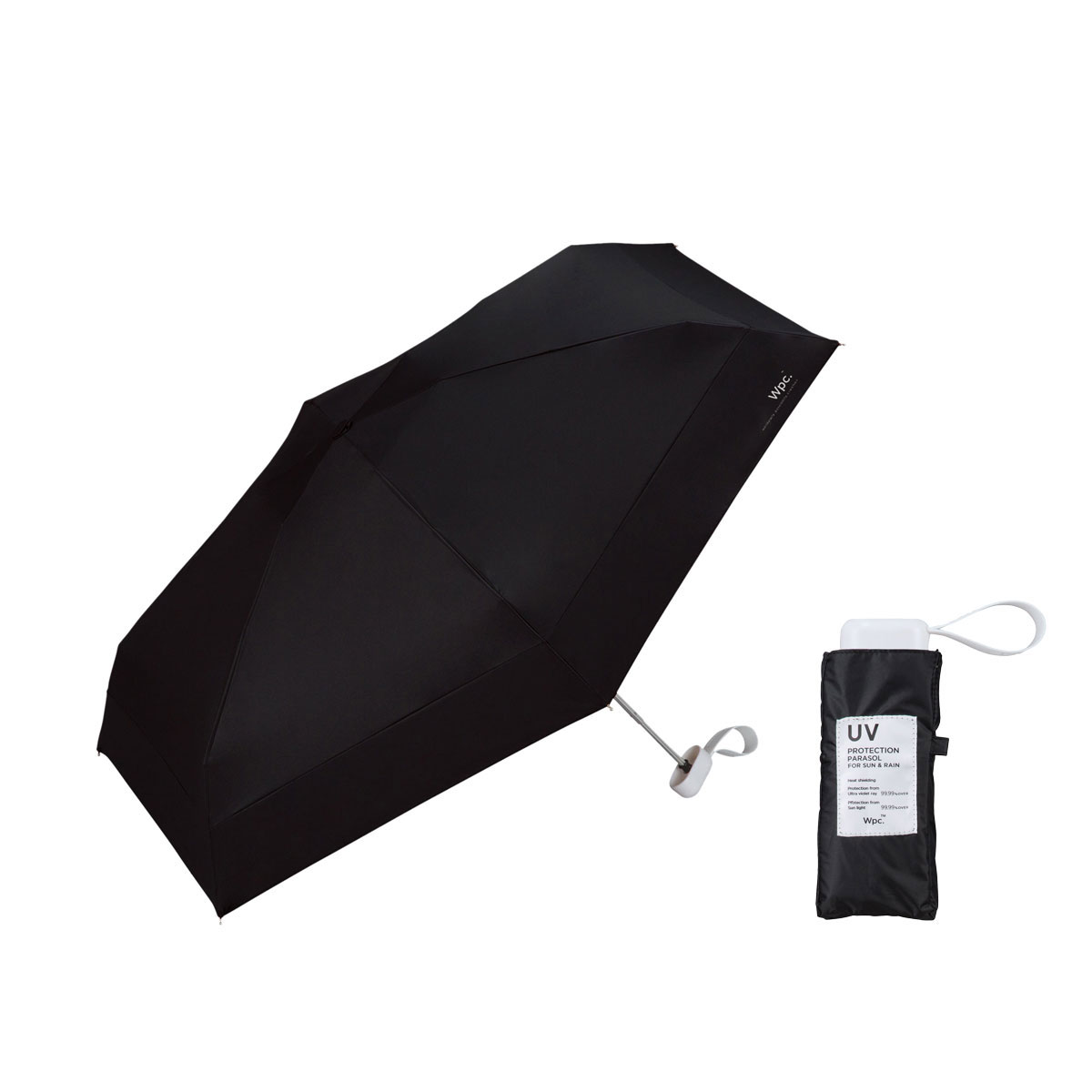 新品未使用！Wpc 軽量 折りたたみ傘  晴雨兼用 47cm  熱中症対策
