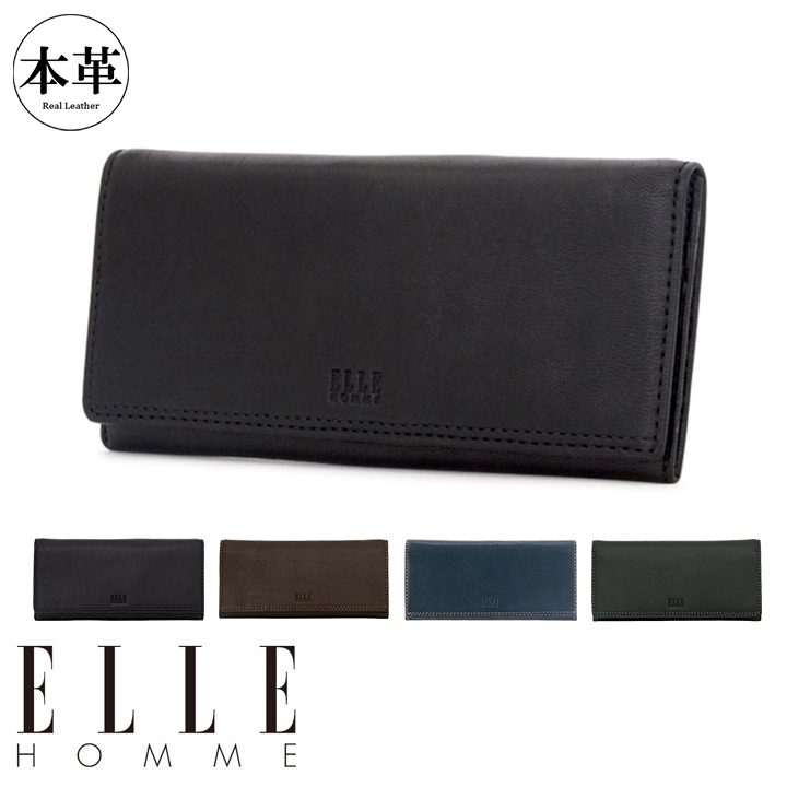 ELLE HOMME（エルオム） 長財布 XP34095(XP34085) Sheepskin メンズ