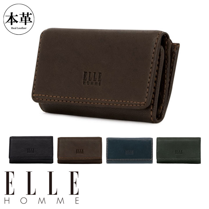 ELLE HOMME（エルオム） キーケース XP34755(XP34748) シープスキン